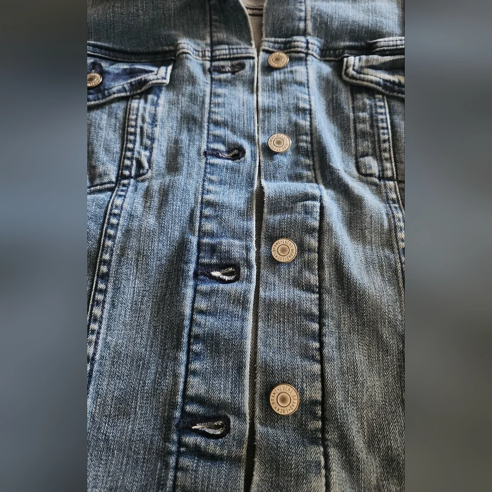 🆕️ Lucky Brand Denim Jacket Size XL - Picture 7 of 15